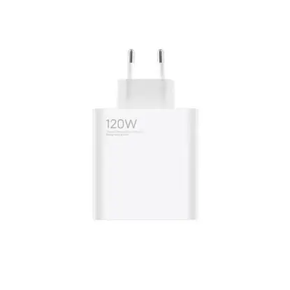 نمایش جزئیات شارژر دیواری 120 وات دو پین تک پورت مدل MDY-12-EH