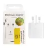 شارژر دیواری 45 وات سه پین تک پورت مدل EP-T4511 - تصویر سوم