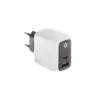 شارژر دیواری 30 وات دو پورت مدل LN-CH30 همراه کابل شارژ USB-C به SB-C - تصویر دوم