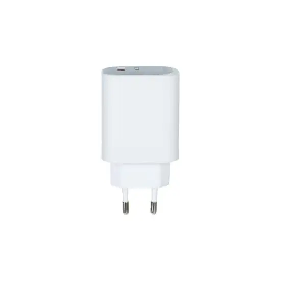 تصویر شارژر دیواری 45 وات دو پورت مدل LN-CH50 همراه کابل شارژ USB-C