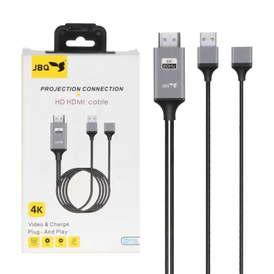 تصویر کابل تبدیل HDMI به USB جی بی کیو مدل MHT-U88 طول 1.8 متر