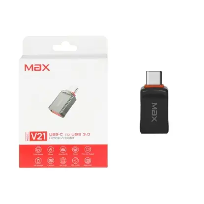 نمایش جزئیات مبدل USB به USB-C مکس مدل V21