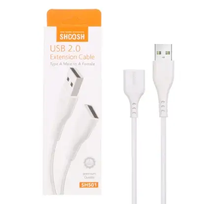 نمایش جزئیات کابل افزایش طول USB2.0 مدل SH501