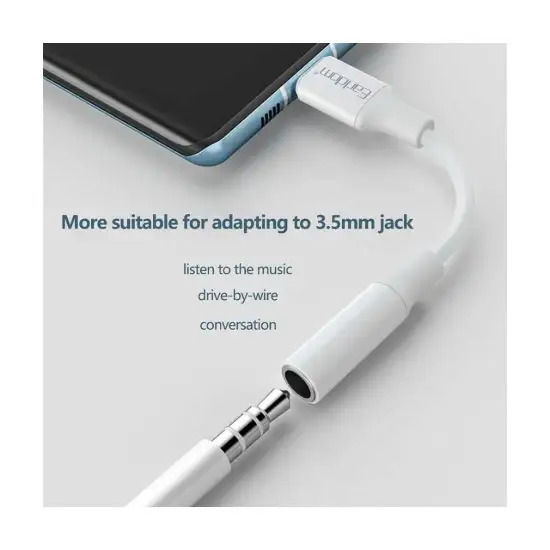 تصویر کابل تبدیلUSB-C به جک 3.5 میلیمتری ارلدام مدل OT79