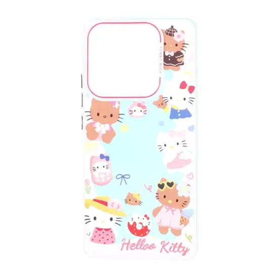 تصویر قاب گوشی موبایل مدل Funnyrich هولوگرامی طرح Hello Kitty