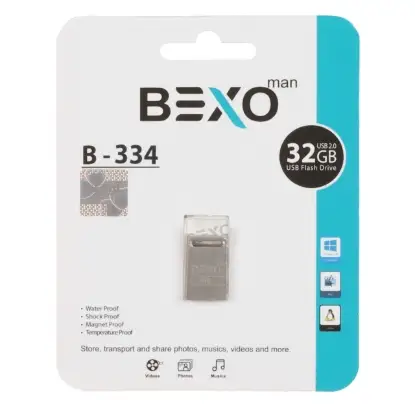 نمایش جزئیات فلش مموری بکسو مدل B-334 USB2.0 ظرفیت 32 گیگابایت
