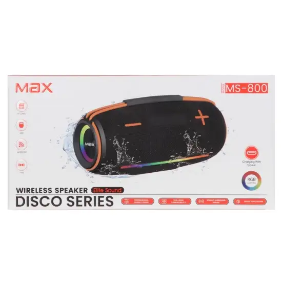 تصویر اسپیکر بلوتوثی مکس مدل MS-800