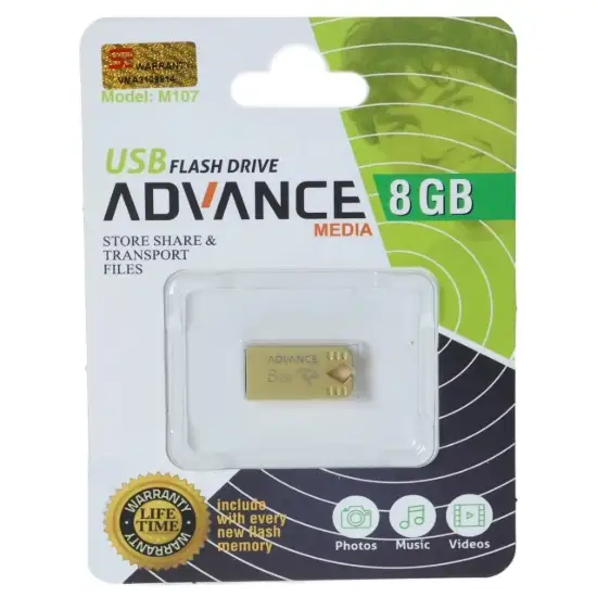 تصویر فلش مموری ادونس مدل  M108 USB2.0 ظرفیت 8GB گیگابایت