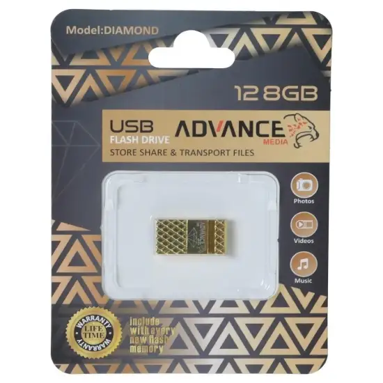 تصویر فلش مموری ادونس مدل Diamond USB2.0 ظرفیت 128GB گیگابایت