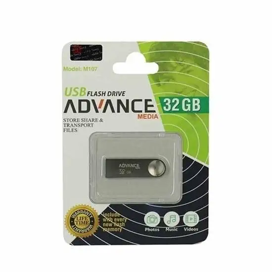تصویر فلش مموری ادونس مدل M107 USB2.0 ظرفیت 32GB گیگابایت