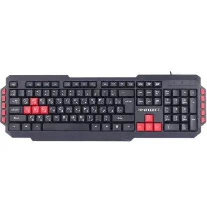 نمایش جزئیات کیبورد با سیم گیمینگ ایکس پی پروداکت مدل XP-8100U