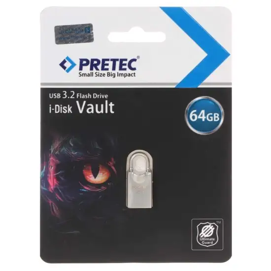 تصویر فلش مموری پرتک مدل Vault USB 3.2 ظرفیت 64 گیگابایت