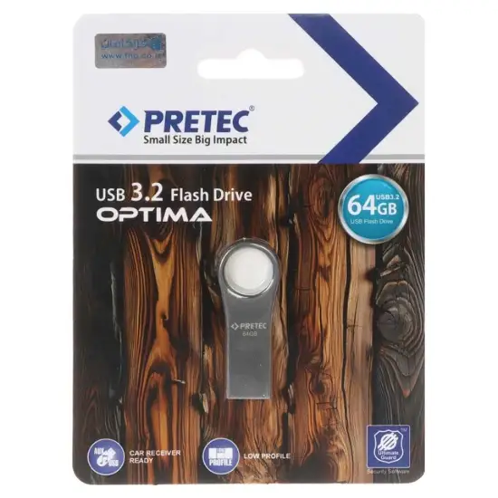تصویر فلش مموری پرتک مدل Optima USB 3.2 ظرفیت 64 گیگابایت