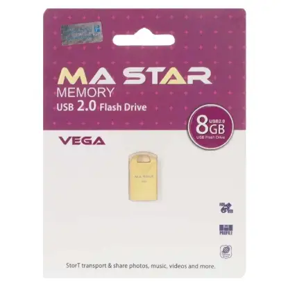 نمایش جزئیات فلش مموری ام ای استار مدل  Vega USB 2.0 ظرفیت 8 گیگابایت