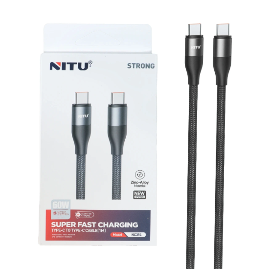 تصویر کابل تبدیل USB-C به USB-C نیتو مدل NC394