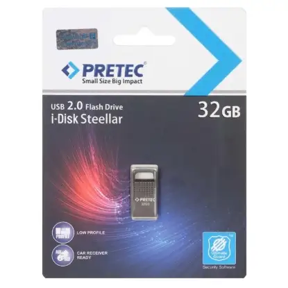 نمایش جزئیات فلش مموری پرتک مدل i-Disk Steelar USB 2.0 ظرفیت 32 گیگابایت