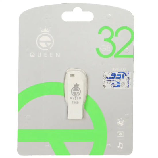 تصویر فلش مموری کوئین تک مدل 102 USB2.0 ظرفیت 32 گیگابایت