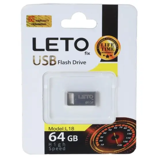 تصویر فلش مموری لتو مدل Fix L18 USB2.0 ظرفیت 64 گیگابایت