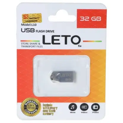 نمایش جزئیات فلش مموری لتو مدل Fix L10 USB2.0 ظرفیت 32 گیگابایت