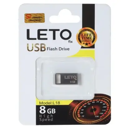 نمایش جزئیات فلش مموری لتو مدل Fix L18 USB2.0 ظرفیت 8 گیگابایت