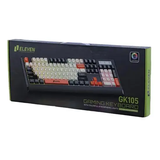 تصویر کیبورد با سیم گیمینگ الون مدل GK105
