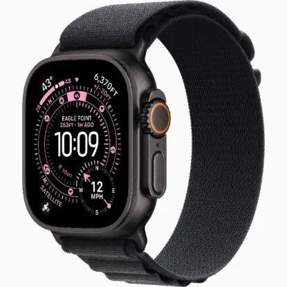 نمایش جزئیات ساعت هوشمند اپل واچ مدل Ultra 3 Black Ti Black Alp lP - 49MM