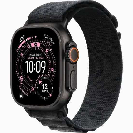 تصویر ساعت هوشمند اپل واچ مدل Ultra 3 Black Ti Black Alp lP - 49MM