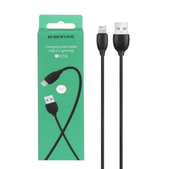 تصویر کابل تبدیل USB به لایتنینگ مدل BX19
