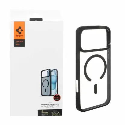 نمایش جزئیات قاب گوشی موبایل اسپیگن مدل ULTRA HYBRID مگ سیف دار
