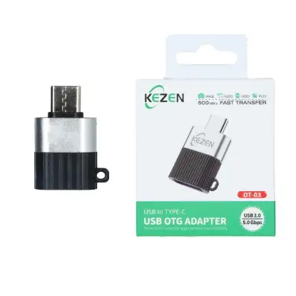 نمایش جزئیات مبدل USB3.0 به USB-C کزن مدل OT-03