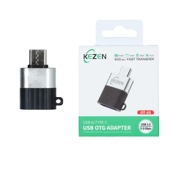 تصویر مبدل USB3.0 به USB-C کزن مدل OT-03