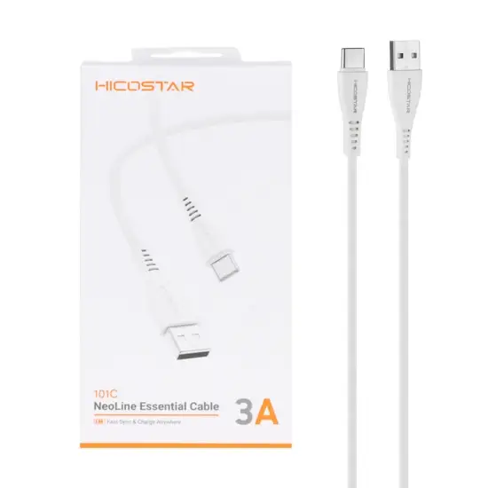 تصویر کابل تبدیل USB به USB-C هایکواستار مدل 101C