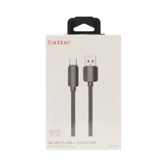 تصویر کابل تبدیل USB به USB-C ارلدام مدل EC-187C