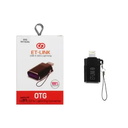 نمایش جزئیات مبدل USB3.0 به لایتنینگ مدل ET-LINK