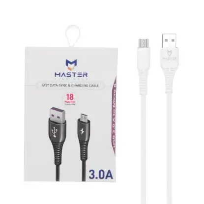 نمایش جزئیات کابل تبدیل USB به MicroUSB مستر مدل ETM 005