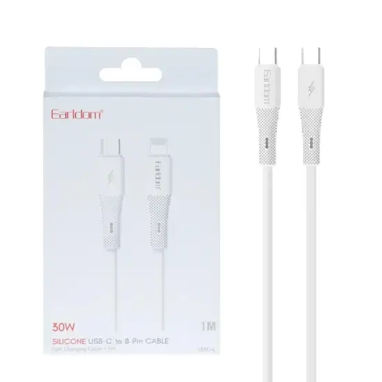 تصویر کابل تبدیل لایتنینگ به USB-C ارلدام مدل 185C-L
