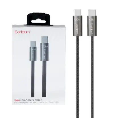 نمایش جزئیات کابل تبدیل USB-C به USB-C ارلدام مدل EC-201C-C