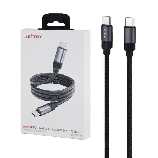 تصویر کابل تبدیل USB-C به USB-C ارلدام مدل EC-207C-C