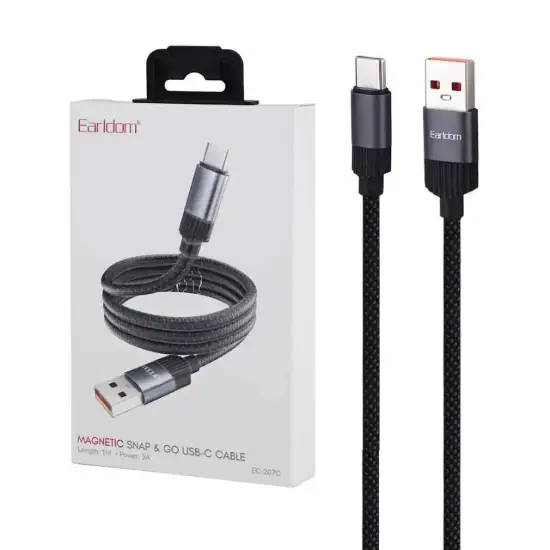 تصویر کابل تبدیل USB به USB-C ارلدام مدل EC-207C
