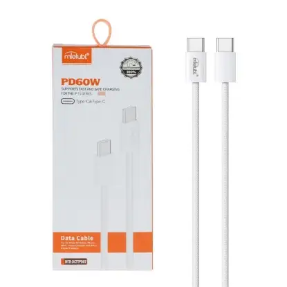 نمایش جزئیات کابل تبدیل USB-C به USB-C میتوبل مدل MTB-DCTTPD07