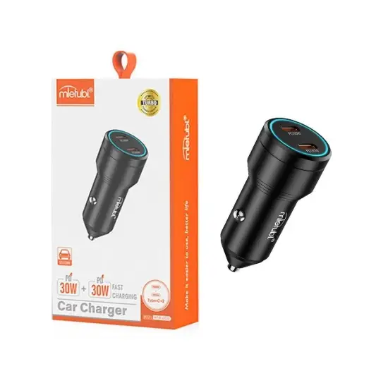 تصویر شارژر فندکی دو پورت میتوبل مدل MTB-CC10