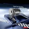 شارژر فندکی 30 وات تک پورت ارلدام مدل CC40 به همراه کابل شارژ USB-C به لایتنینگ - تصویر دوم