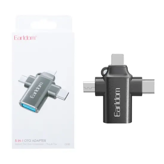 تصویر تبدیل OTG USB3.0 چندکاره ارلدام مدل OT86L