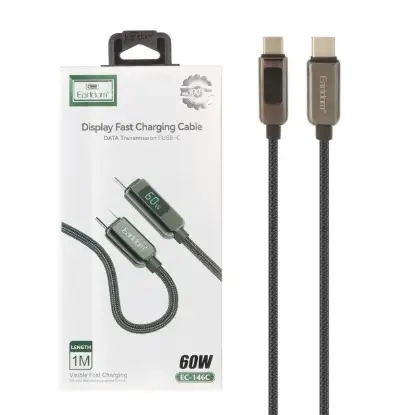 نمایش جزئیات کابل تبدیل USB-C به USB-C ارلدام مدل EC-146C