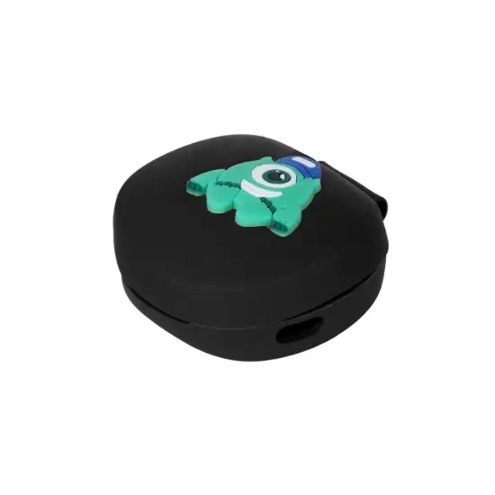 تصویر کاور ایرپاد سیلیکونی یوشیتا طرح عروسک برجسته مایک مدل QCY T13X