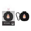 کاور ایرپاد سیلیکونی یوشیتا طرح عروسک برجسته شیشه شیر مدل  QCY T13X - تصویر یکم