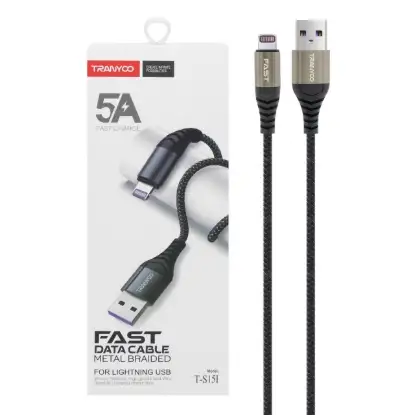 نمایش جزئیات کابل تبدیل USB به لایتنینگ ترانیو مدل T-S15I