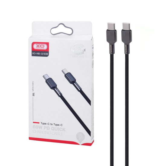 تصویر کابل تبدیل USB-C به USB-C ایکس او مدل XO-NB-Q183B