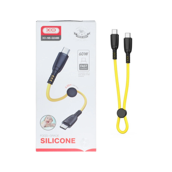 تصویر کابل تبدیل پاوربانک USB-C به USB-C ایکس او مدل XO-NB-Q248B