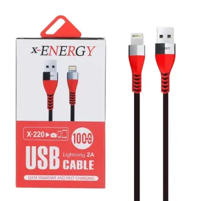 نمایش جزئیات کابل تبدیل USB به لایتنینگ ایکس انرژی مدل X-220